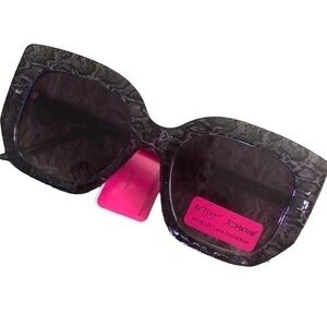 NWT Betsey Johnson purple serpentine sunglasses